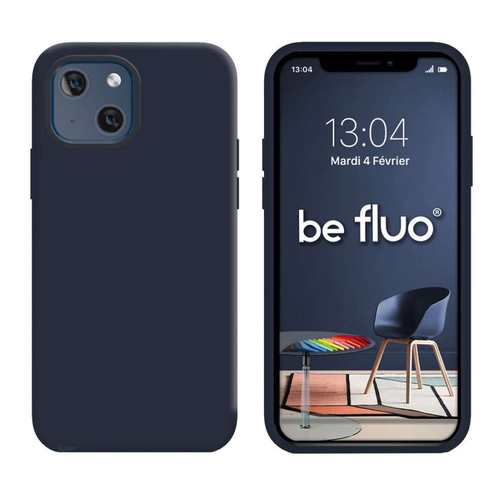 iPhone 12 Mini - Coque BEFLUO DARK BLUE iPhone 12 Mini - Coque BEFLUO DARK BLUE