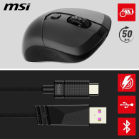 MSI Versa 300 Wireless Gaming - Noir - 1FO