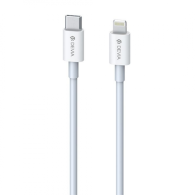 1M Lightning vers USB-C Devia Smart Series - PD 20V 3A (Blanc) - LCDP